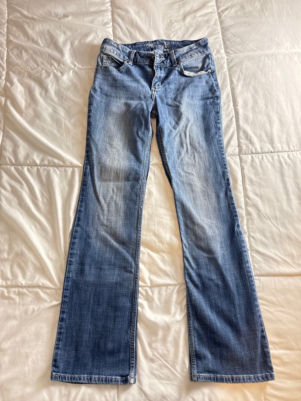 Wrangler Women’s Bootcut Jeans 5x32 Medium Wash Stretch Denim